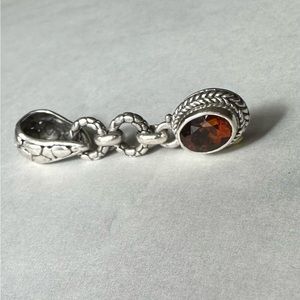 Artisan of Bali Madeira Citrine Sterling Silver Pendant. Janyl Sherman